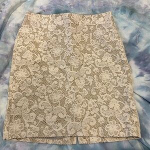 Banana Republic Lace Flower Skirt